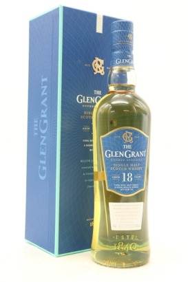(1) Glen Grant 18 Year Old Single Malt Scotch Whisky, 43% ABV (GB)