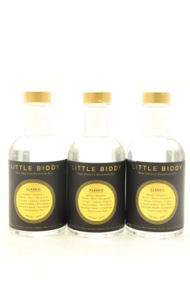 (3) Reefton Little Biddy Premium Gin, 40% ABV, 200ml
