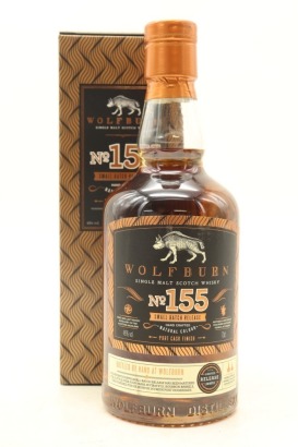 (1) Wolfburn Small Batch 155 Port Cask Single Malt Scotch Whisky, 46% ABV (GB)