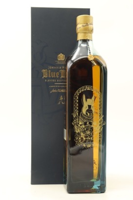 (1) Johnnie Walker Blue Label Zodiac Rabbit Edition, 40% ABV, 1000ml (GB)