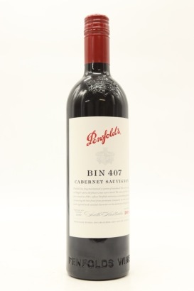 (1) 2019 Penfolds Bin 407 Cabernet Sauvignon, South Australia [JR17.5] [WS93]