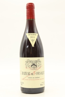 (1) 2011 Chateau de Fonsalette Cotes du Rhone Reserve, Rhone