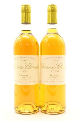 (2) 1998 Chateau Climens, Sauternes - Barsac