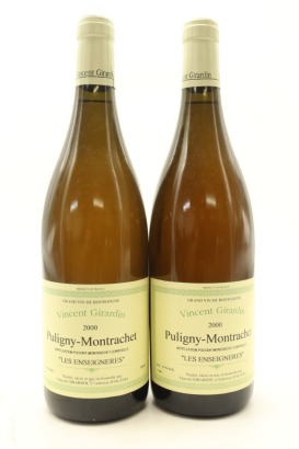 (2) 2000 Vincent Girardin Puligny-Montrachet Les Enseigneres, Cote de Beaune