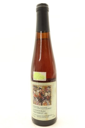 (1) 1992 Hawkes Bay Vintners 1993 Charity Wine Auction Noble Sauvignon Blanc, 375ml