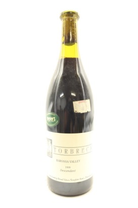 (1) 1999 Torbreck The Descendant Shiraz - Viognier, Barossa Valley