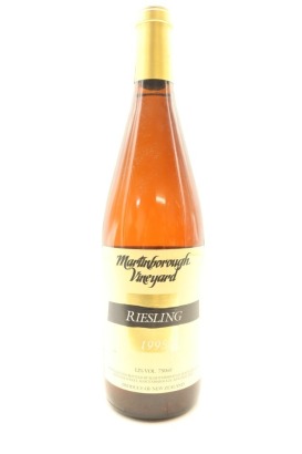 (1) 1995 Martinborough Vineyard Riesling, Martinborough