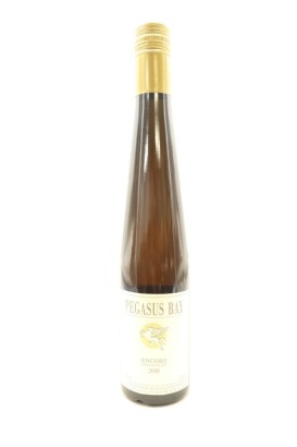 (1) 2008 Pegasus Bay Encore Noble Riesling, Waipara, 375ml