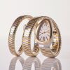 Stainless Steel / 18ct Rose Gold, 35mm BVLGARI, Serpenti Tubogas Double Spiral Wristwatch, circa 2015