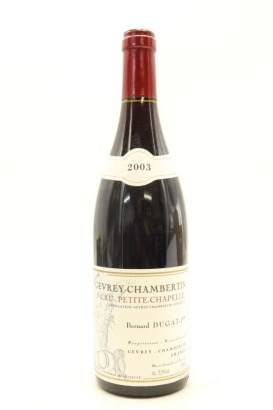 (1) 2003 Domaine Dugat-Py Petite Chapelle, Gevrey-Chambertin Premier Cru