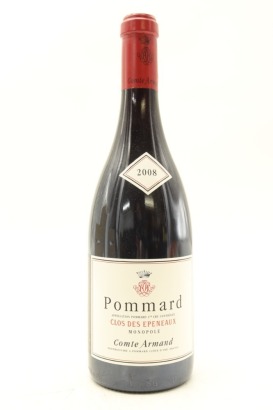 (1) 2008 Comte Armand Clos des Epeneaux Monopole, Pommard Premier Cru [JR16]