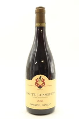 (1) 2008 Domaine Ponsot Griotte-Chambertin Grand Cru, Cote de Nuits