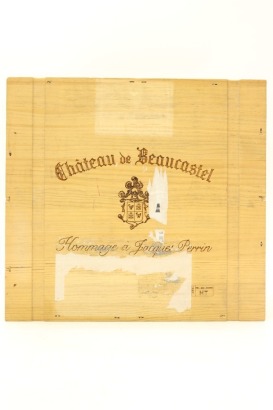 (3) 2014 Chateau de Beaucastel Chateauneuf-du-Pape Grand Cuvee Hommage a Jacques Perrin, Rhone [RP97] (OWC)