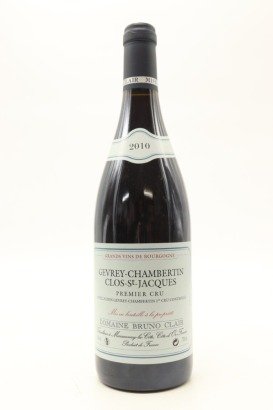 (1) 2010 Domaine Bruno Clair Clos-Saint-Jacques, Gevrey-Chambertin Premier Cru [JR17.5] [WE95]