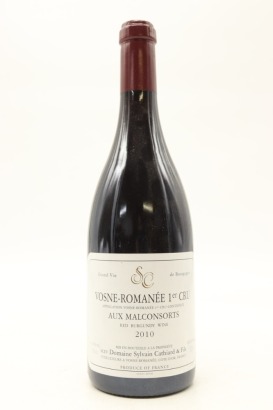 (1) 2010 Sylvain Cathiard Aux Malconsorts, Vosne-Romanee Premier Cru [JR18] [RP96-98]