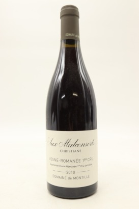 (1) 2010 Domaine de Montille Les Malconsorts Cuvee Christiane, Vosne-Romanee Premier Cru [RP95-97]