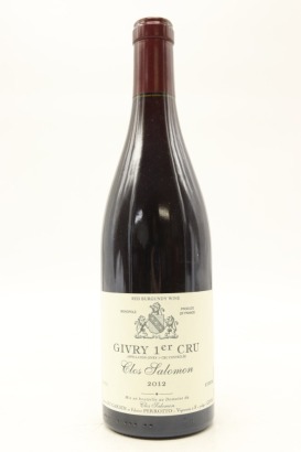 (1) 2012 Domaine du Clos Salomon 'Clos Salomon', Givry Premier Cru