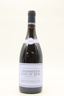 (1) 2012 Domaine Bruno Clair Chambertin-Clos de Beze Grand Cru, Cote de Nuits