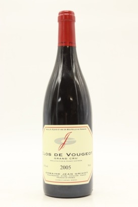(1) 2005 Domaine Jean Grivot Clos de Vougeot Grand Cru, Cote de Nuits [JR18]