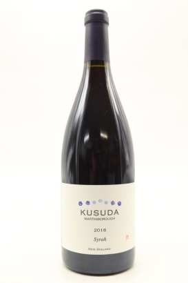 (1) 2018 Kusuda Syrah, Martinborough [JR17]