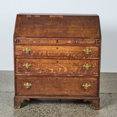 A Georgian Oak Secretaire