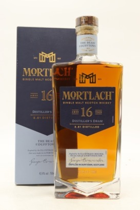 (1) Mortlach 16 Year Old 'Distiller's Dram' Single Malt Scotch Whisky, 43.4% ABV (GB)