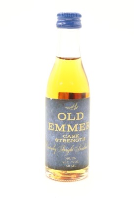 (1) Old Emmer Cask Strength Finest Wheat Kentucky Single Bourbon Whiskey, 60.1% ABV, 50ml