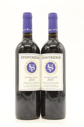 (2) 2015 Stonyridge Vineyard Larose, Waiheke Island