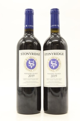 (2) 2019 Stonyridge Vineyard Larose, Waiheke Island