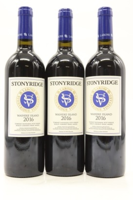 (3) 2016 Stonyridge Vineyard Larose, Waiheke Island