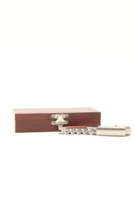 (1) Wooden Corkscrew in Wooden Case (GB)