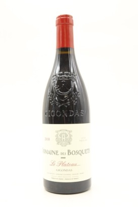 (1) 2018 Domaine des Bosquets Gigondas Le Plateau, Rhone [JR16.5] [RP95] [WE96] [WS95]