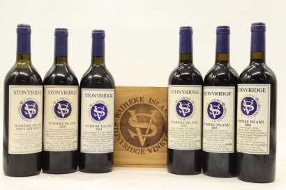 (1) 1999-2004 Stonyridge Larose Vertical Collection, Waiheke, 6 Bottles Sold as One Lot