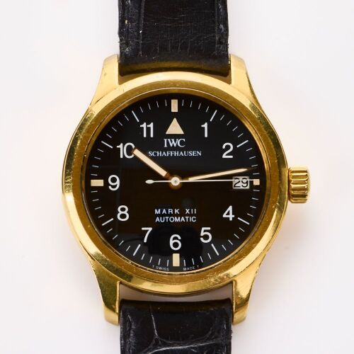 18ct Yellow Gold, 36mm IWC Pilots Mark XII Automatic Wristwatch, circa mid '90's