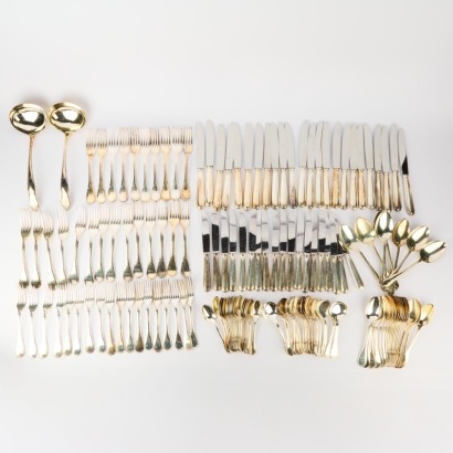 A Sambonet Antico Cutlery Set, Italy