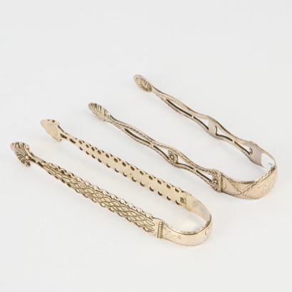 Two Hallmarked Sugar Tongs