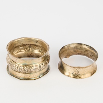 Two Hallmarked Nanpkin Rings