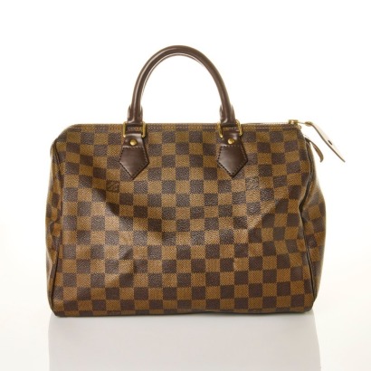 Louis Vuitton, Damier Ebene Speedy 30 Bag