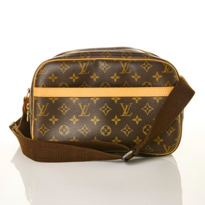 Louis Vuitton, Monogram Reporter MM Messenger Crossbody