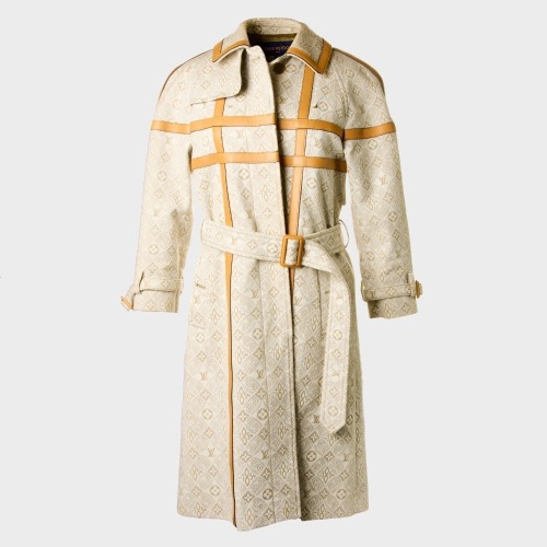Louis Vuitton, Gres Trench Coat, Size 34