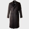 Dolce & Gabbana, Gents, Double Breasted Wool / Cashmere Black Overcoat, Size 46