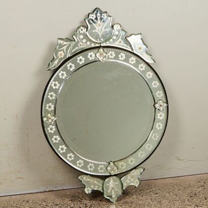 A Venetian Bevelled Wall Mirror
