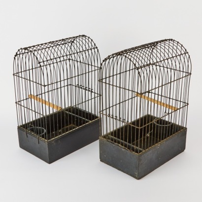 A Pair of Bird Cages
