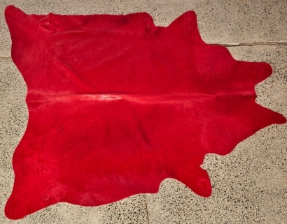 A Red Cow Hide