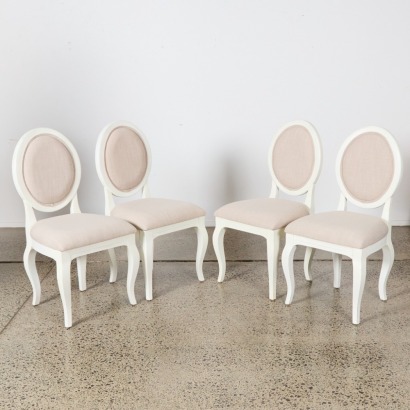 A Set of four Venitiennes Medallion Chairs