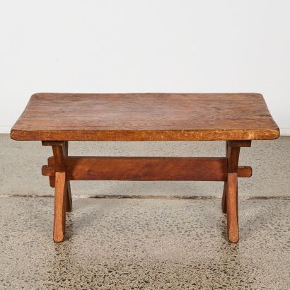 A Chapman Taylor Style Coffee Table with Wedged Mortise and Tenon Joints