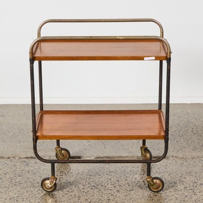 A Dynaflex Steel & Plywood Folding Trolley