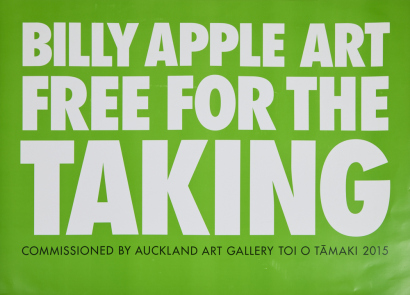 BILLY APPLE Art Free For The Taking