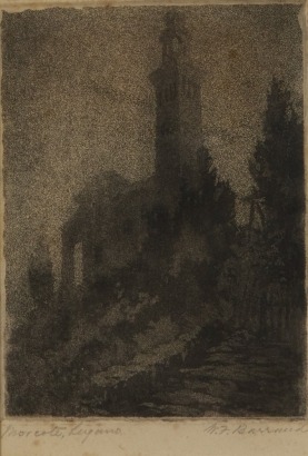 CHARLES BARRAUD Morcote, Legano