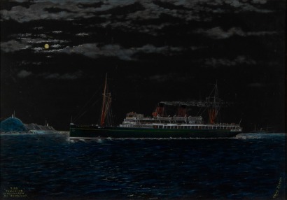 FRANK BARNES T.S.S. Tamahine Of Pencarrow By Moonlight